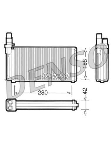 Radiador de calefacción Nps DRR09020 - DRR09020 DENSOHEATINGRADIATOR MEYLE-ORIGINAL Quality