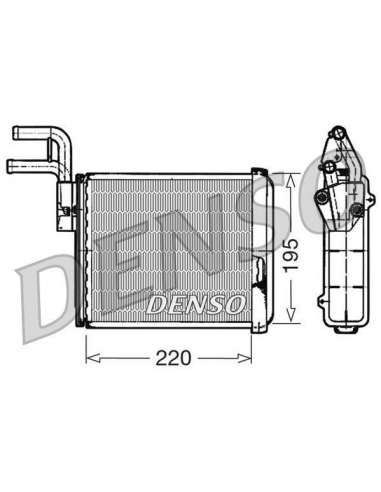 Radiador de calefacción Nps DRR09032 - DRR09032 DENSOHEATINGRADIATOR MEYLE-ORIGINAL Quality