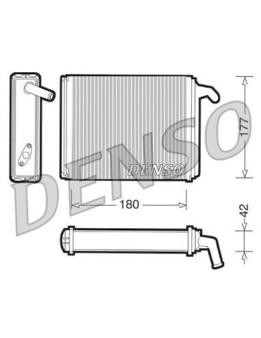 Radiador de calefacción Nps DRR09041 - DRR09041 DENSOHEATINGRADIATOR MEYLE-ORIGINAL Quality