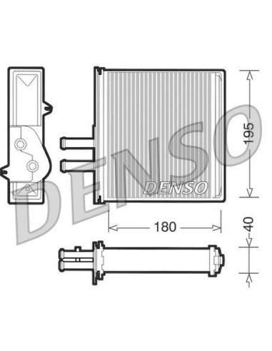 Radiador de calefacción Nps DRR09060 - DRR09060 DENSOHEATINGRADIATOR MEYLE-ORIGINAL Quality