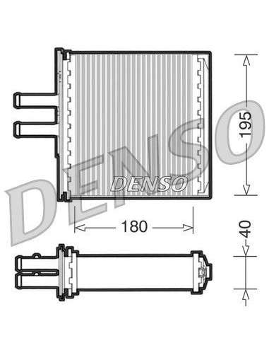 Radiador de calefacción Nps DRR09061 - DRR09061 DENSOHEATINGRADIATOR MEYLE-ORIGINAL Quality