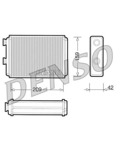 Radiador de calefacción Nps DRR09070 - DRR09070 DENSOHEATINGRADIATOR MEYLE-ORIGINAL Quality