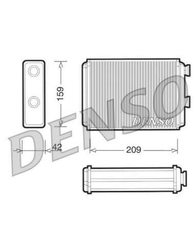 Radiador de calefacción Nps DRR09071 - DRR09071 DENSOHEATINGRADIATOR MEYLE-ORIGINAL Quality