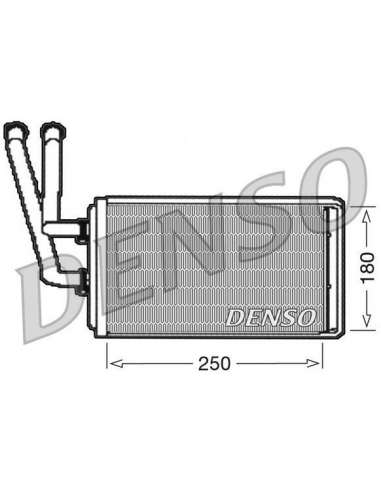 Radiador de calefacción Nps DRR09100 - DRR09100 NPS DENSOHEATINGRADIATOR MEYLE-ORIGINAL Quality