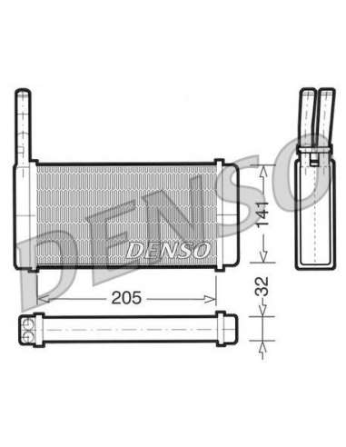 Radiador de calefacción Nps DRR10010 - DRR10010 NPS DENSOHEATINGRADIATOR MEYLE-ORIGINAL Quality