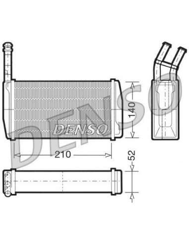 Radiador de calefacción Nps DRR10011 - DRR10011 NPS DENSOHEATINGRADIATOR MEYLE-ORIGINAL Quality