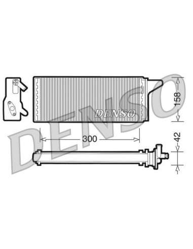 Radiador de calefacción Nps DRR12001 - DRR12001 DENSOHEATINGRADIATOR MEYLE-ORIGINAL Quality