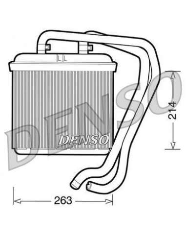 Radiador de calefacción Nps DRR12004 - DRR12004 DENSOHEATINGRADIATOR MEYLE-ORIGINAL Quality