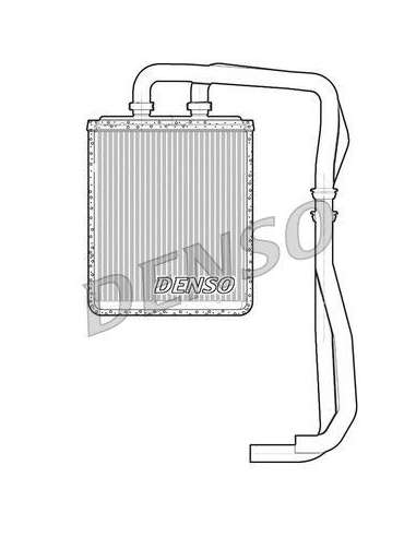 Radiador de calefacción Nps DRR12011 - DRR12011 DENSOHEATINGRADIATOR MEYLE-ORIGINAL Quality