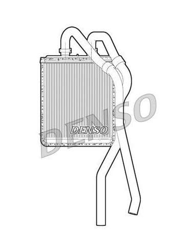 Radiador de calefacción Nps DRR12020 - DRR12020 DENSOHEATINGRADIATOR MEYLE-ORIGINAL Quality