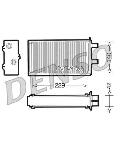 Radiador de calefacción Nps DRR13001 - DRR13001 DENSOHEATINGRADIATOR MEYLE-ORIGINAL Quality