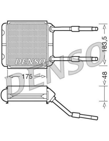 Radiador de calefacción Nps DRR20001 - DRR20001 DENSOHEATINGRADIATOR MEYLE-ORIGINAL Quality