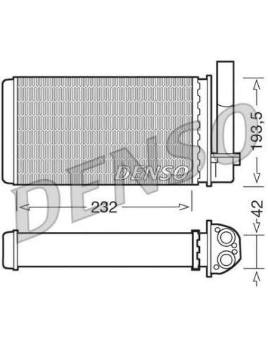 Radiador de calefacción Nps DRR21003 - DRR21003 NPS DENSOHEATINGRADIATOR MEYLE-ORIGINAL Quality