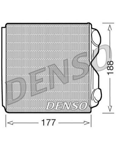 Radiador de calefacción Nps DRR25010 - DRR25010 NPS DENSOHEATINGRADIATOR MEYLE-ORIGINAL Quality