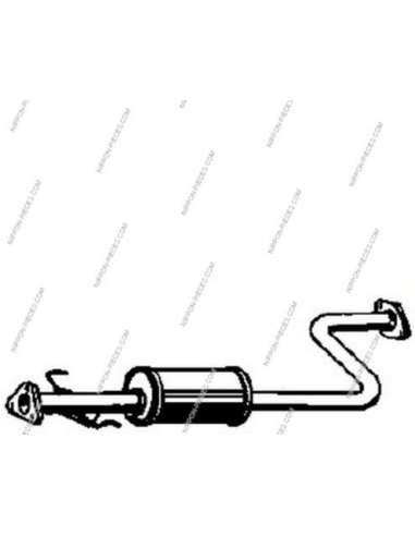 Sistema de gases de escape Nps H430A69 - H430A69 ESCAPE