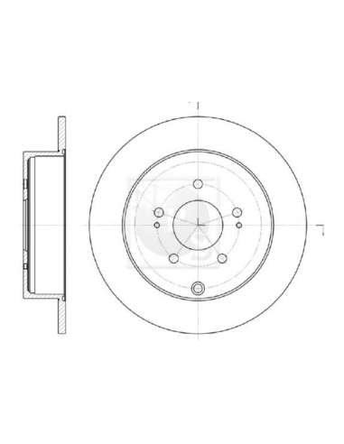 Disco de freno Tras. Nps M331I28 - M331I28 DISCO DE FRENO TRASERO
