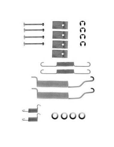 Juego de accesorios, zapatas de freno Nps M351A03 - M351A03 KIT DE PIEZAS PARA FRENO