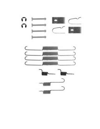 Juego de accesorios, zapatas de freno Nps M351A05 - M351A05 KIT DE PIEZAS PARA FRENO