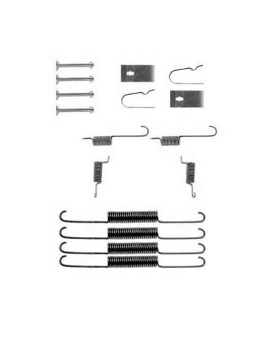 Juego de accesorios, zapatas de freno Nps M351A29 - M351A29 KIT DE PIEZAS PARA FRENO