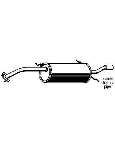 Sistema de gases de escape Nps M430A63 - M430A63 ESCAPE