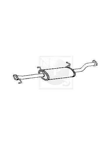Sistema de gases de escape Nps M430I139 - M430I139 ESCAPE