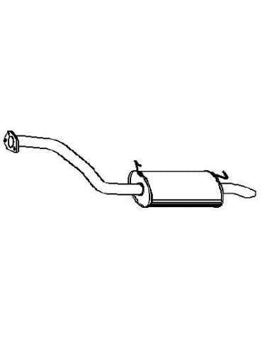 Sistema de gases de escape Tras. Der. Nps M430I196 - M430I196 ESCAPE