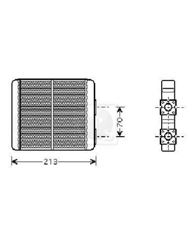 Radiador de calefacción Nps N159N00 - N159N00 RADIADOR MEYLE-ORIGINAL Quality