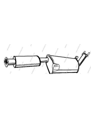 Sistema de gases de escape Nps N430N143 - N430N143 ESCAPE