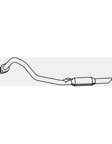 Sistema de gases de escape Nps N430N146 - N430N146 ESCAPE
