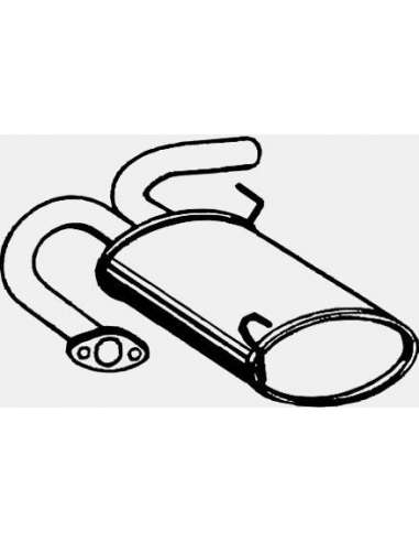 Sistema de gases de escape Nps N430N181 - N430N181 ESCAPE