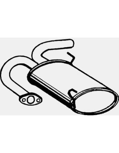 Sistema de gases de escape Nps N430N182 - N430N182 ESCAPE