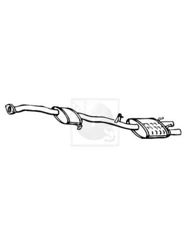 Sistema de gases de escape Nps N430N186 - N430N186 ESCAPE