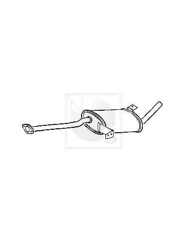 Sistema de gases de escape Nps N430N230 - N430N230 ESCAPE