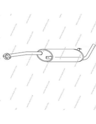 Sistema de gases de escape Nps N430N251 - N430N251 ESCAPE