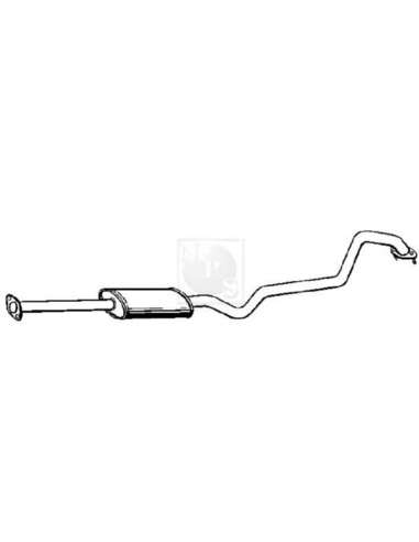 Sistema de gases de escape Nps N430N266 - N430N266 ESCAPE