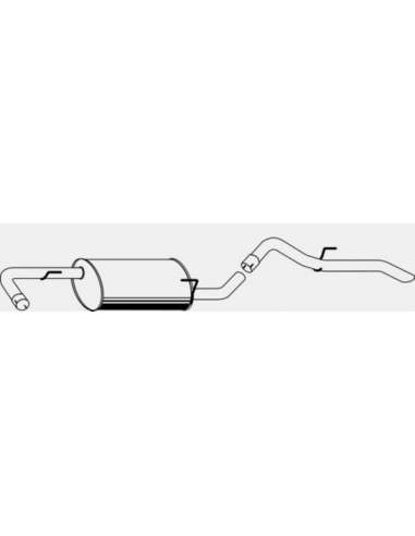 Sistema de gases de escape Nps N430N281 - N430N281 ESCAPE