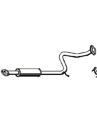 Sistema de gases de escape Nps N430N38 - N430N38 ESCAPE