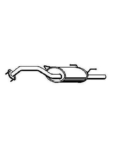 Sistema de gases de escape Nps N430N40 - N430N40 ESCAPE