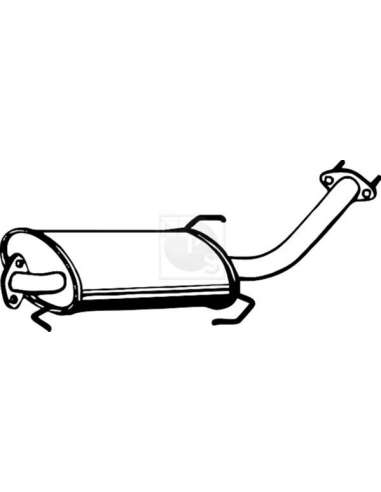 Sistema de gases de escape Nps N430N82 - N430N82 ESCAPE
