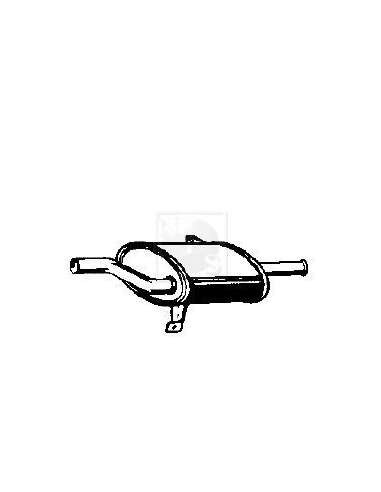 Sistema de gases de escape Nps N430N95 - N430N95 ESCAPE