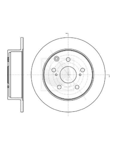Disco de freno Tras. Nps T331A47 - T331A47 DISCO DE FRENO TRASERO