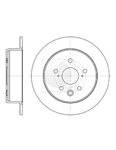 Disco de freno Tras. Nps T331A54 - T331A54 DISCO DE FRENO TRASERO