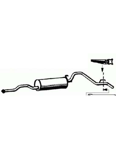 Sistema de gases de escape Nps T430A111 - T430A111 ESCAPE