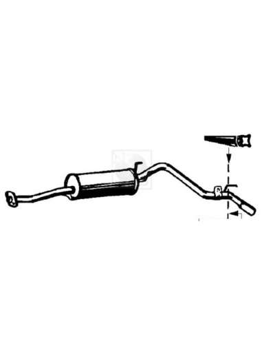 Sistema de gases de escape Nps T430A112 - T430A112 ESCAPE