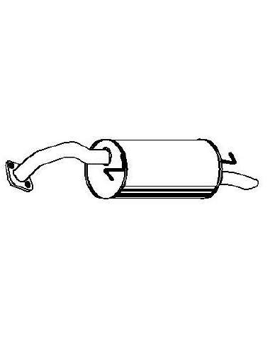 Sistema de gases de escape Nps T430A161 - T430A161 ESCAPE