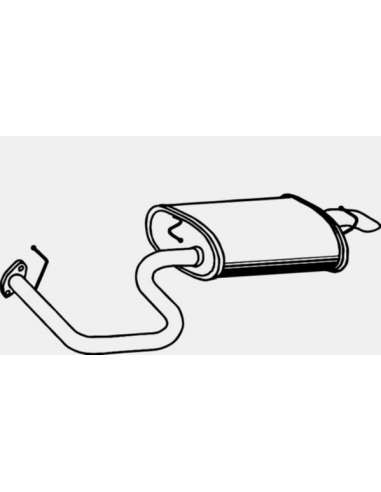 Sistema de gases de escape Nps T430A205 - T430A205 ESCAPE