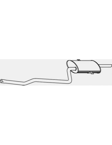 Sistema de gases de escape Nps T430A262 - T430A262 ESCAPE