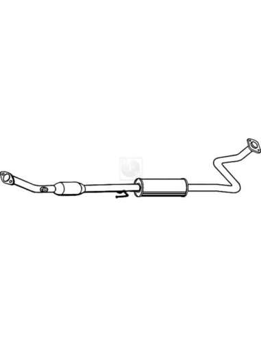 Sistema de gases de escape Nps T430A303 - T430A303 ESCAPE