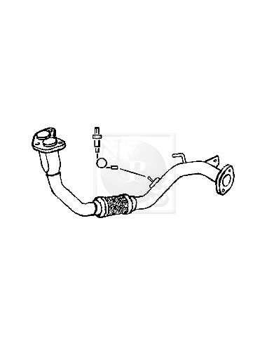 Sistema de gases de escape Nps T430A320 - T430A320 ESCAPE