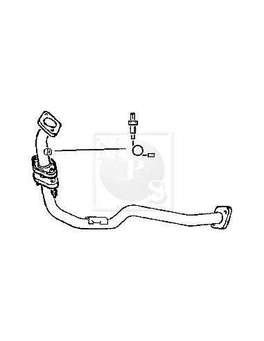Sistema de gases de escape Nps T430A323 - T430A323 ESCAPE